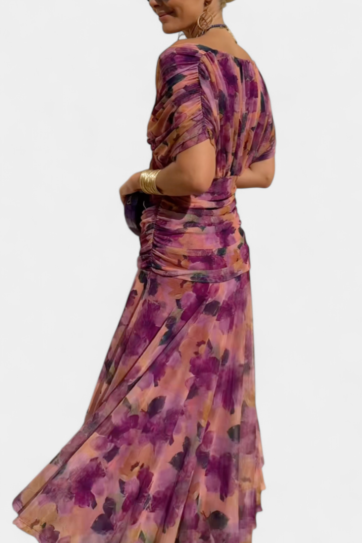 Alizée™ — Robe florale à grâce aérienne